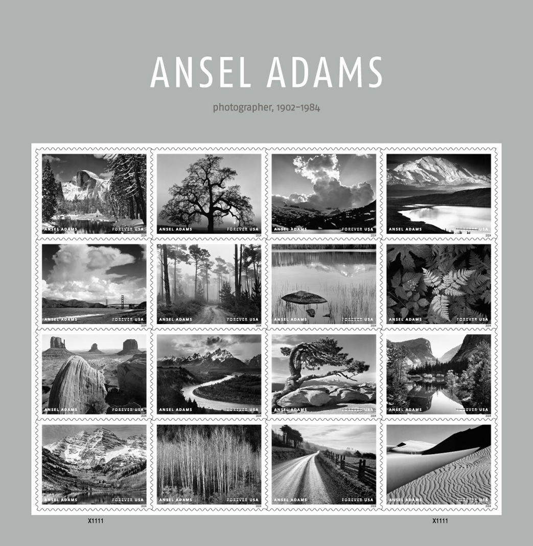 Ansel Adams Postage Stamps