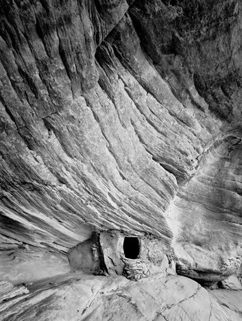 Granary In Swirling Sandstone by John Sexton