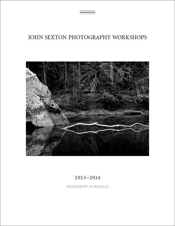 2013 Sexton Workshop Brochure