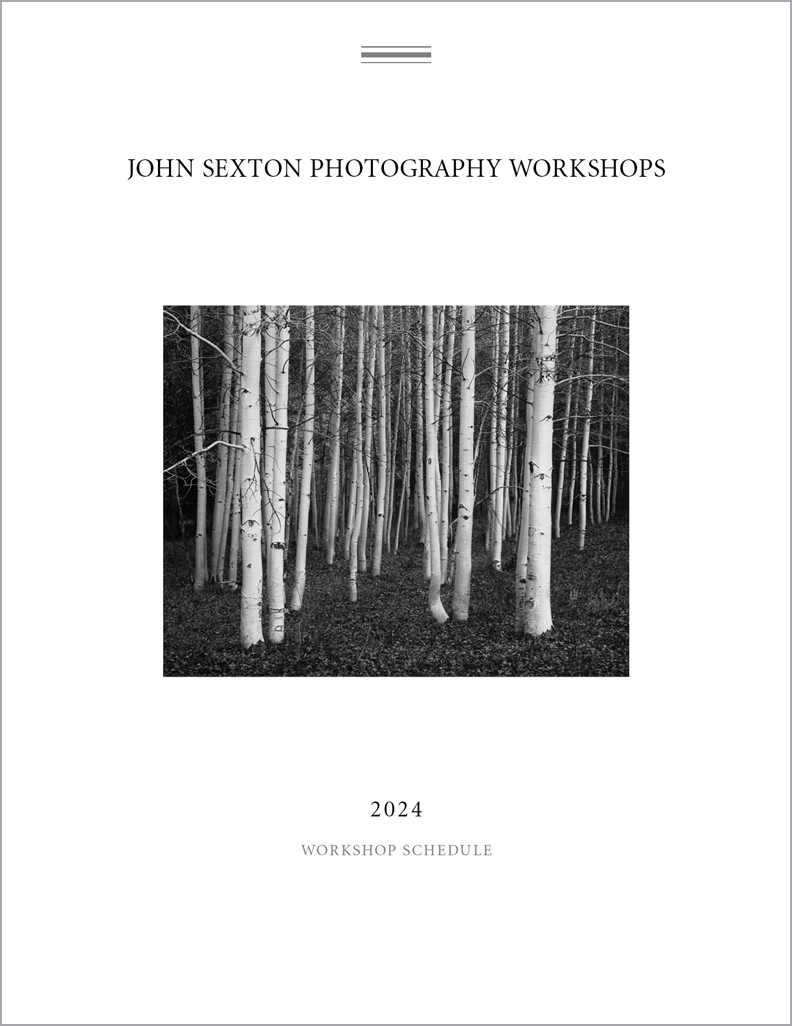 John Sexton Photography Workshops