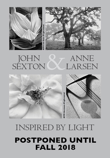 John Sexton + Anne Lasen Exhibit Postponed