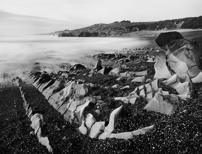 Pebble Beach at Dusk