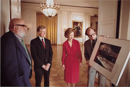 Ansel Adams, Bill Turnage, Carters, White House 1979